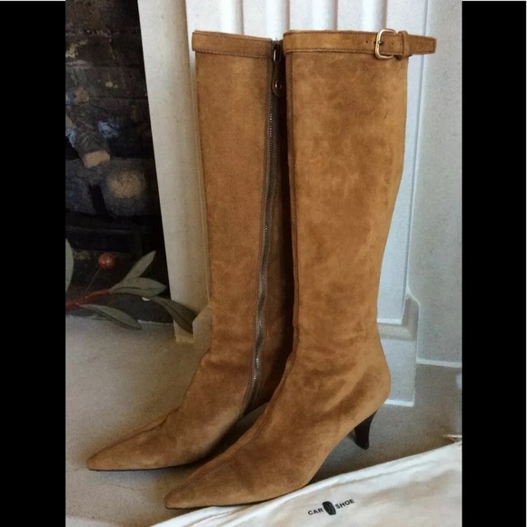 Prada Shoes - NEW! ORIGINAL CAR SHOE by PRADA TOBACCO SUEDE BOOT